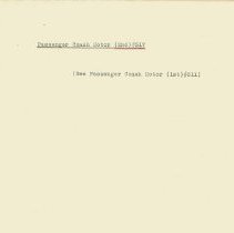 Section 6 - Passenger Motor Notes [317 / 311]